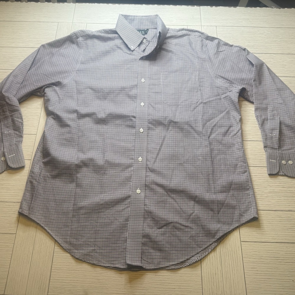 Lauren Ralph Lauren Dress Shirt Mens 16/32/33 Classic‎ Fit Non Iron Long Sleeve